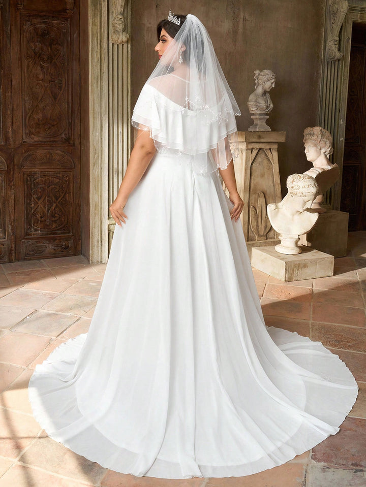 Rochie de mireasă SHEIN, alb