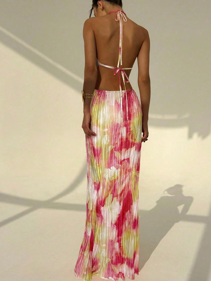 Rochie maxi SHEIN, mix culori