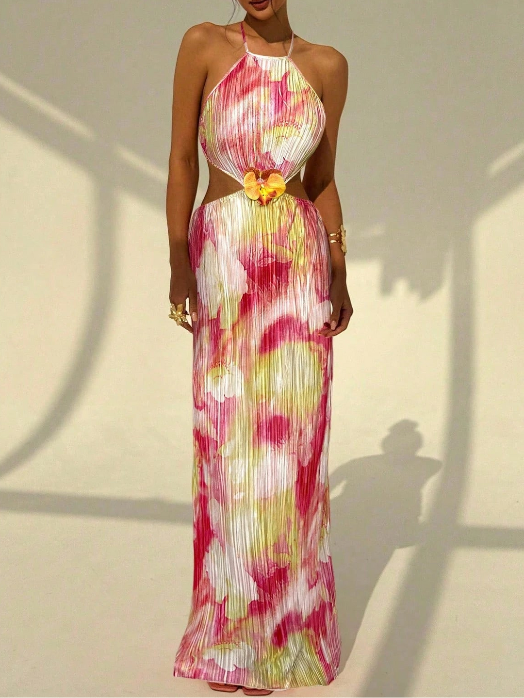 Rochie maxi SHEIN, mix culori