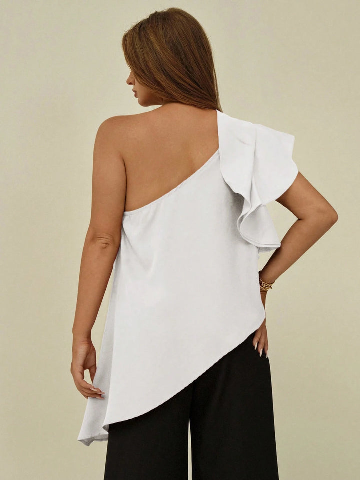 Top Shein Curve+, fehér