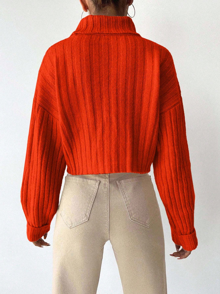 Pulover SHEIN, portocaliu