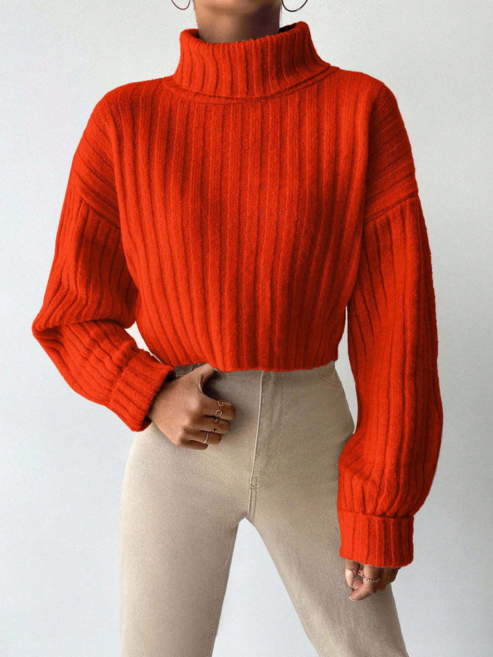 Pulover SHEIN, portocaliu