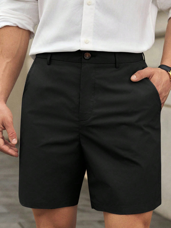 Pantaloni scurți SHEIN, negru