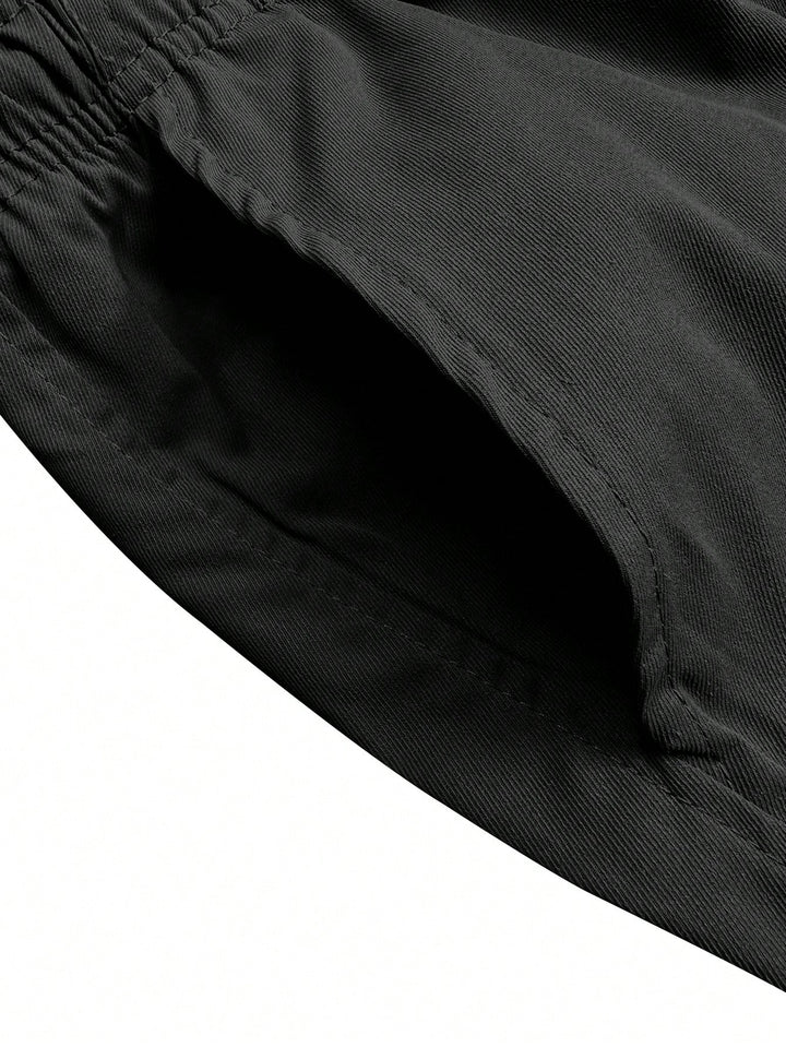 Pantaloni scurți SHEIN, negru