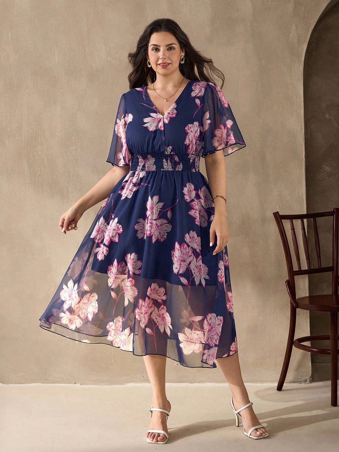 Rochie SHEIN, mix culori