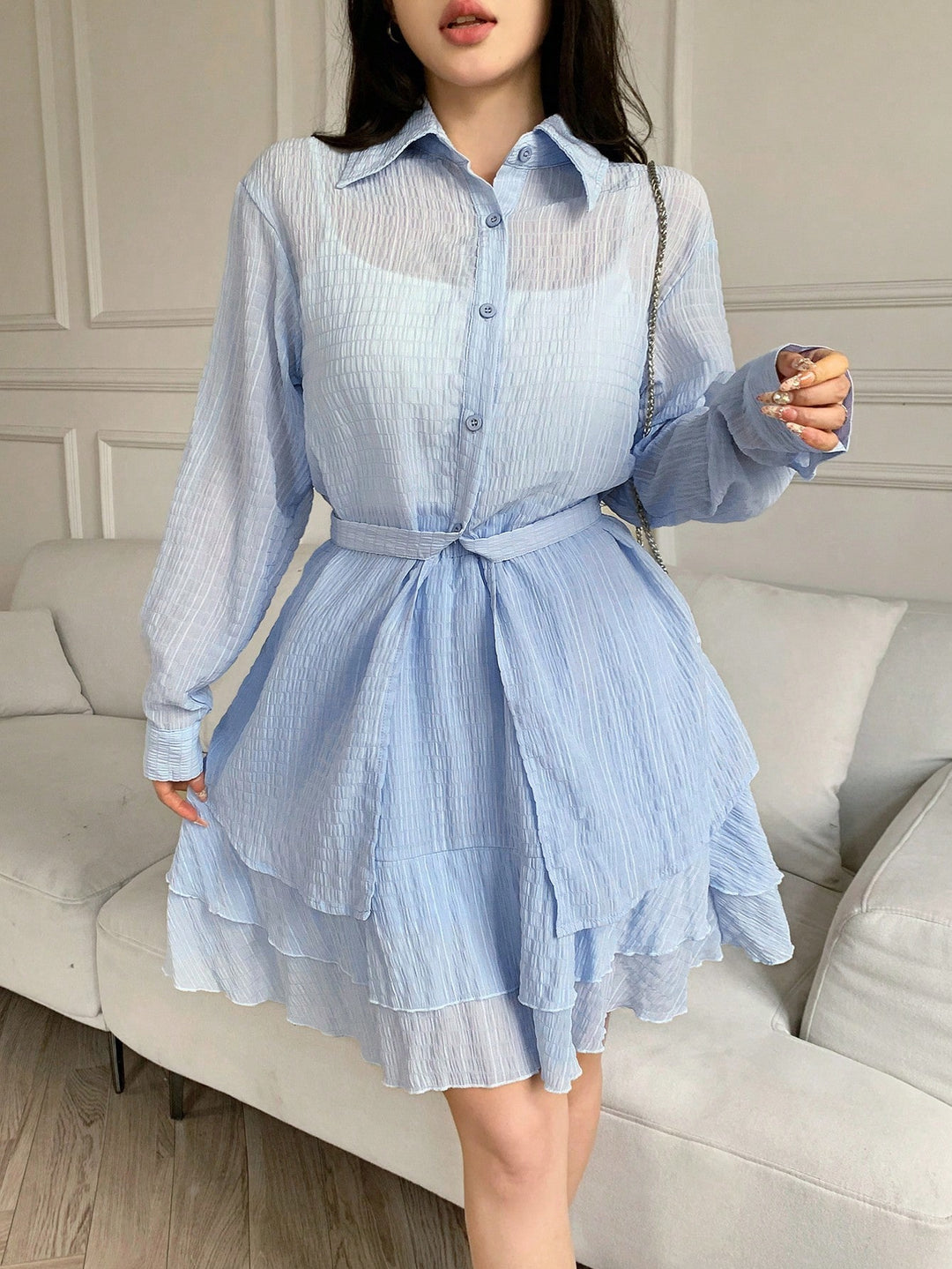 SHEIN ing, kék
