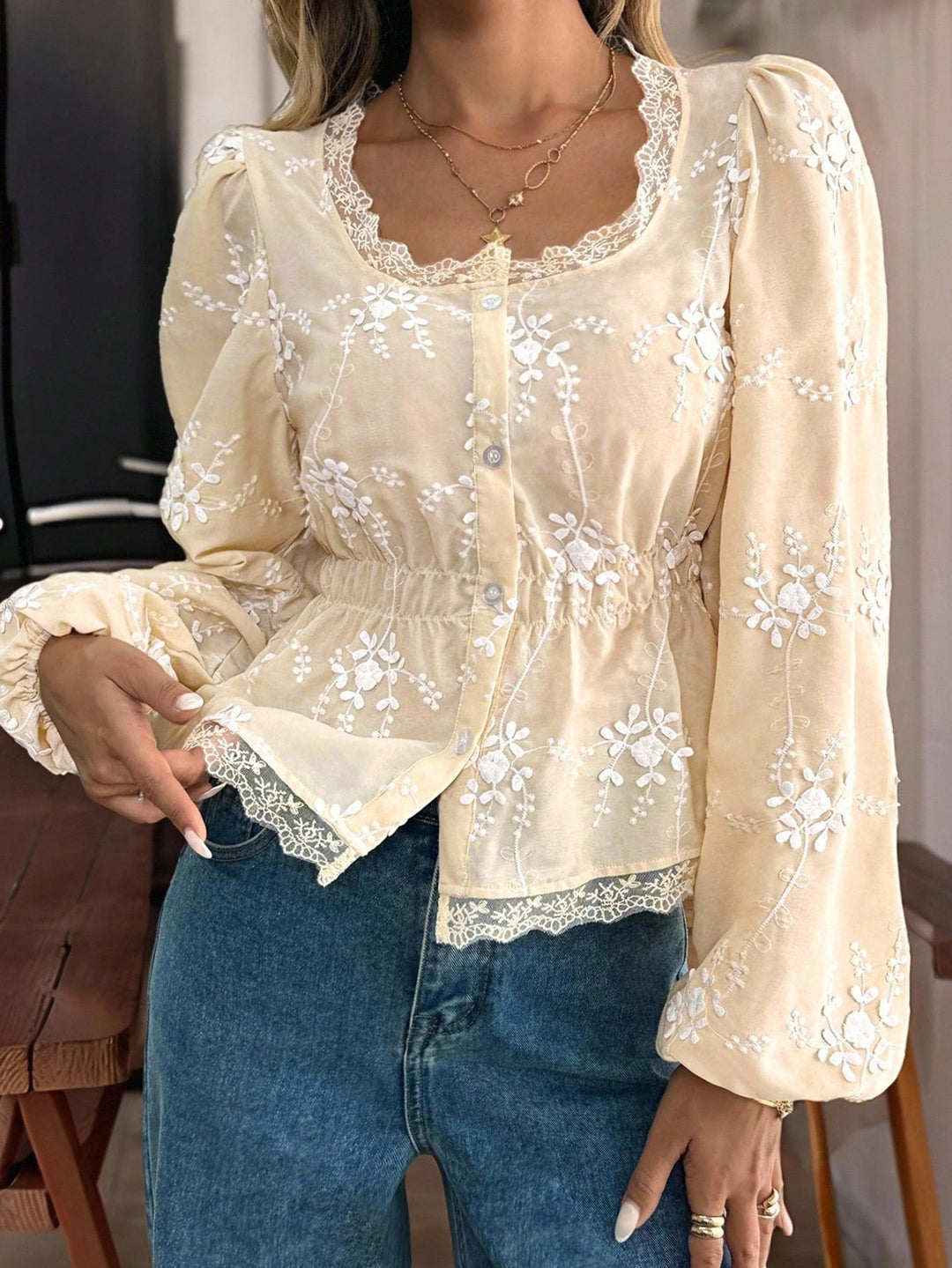 Top SHEIN, portocaliu