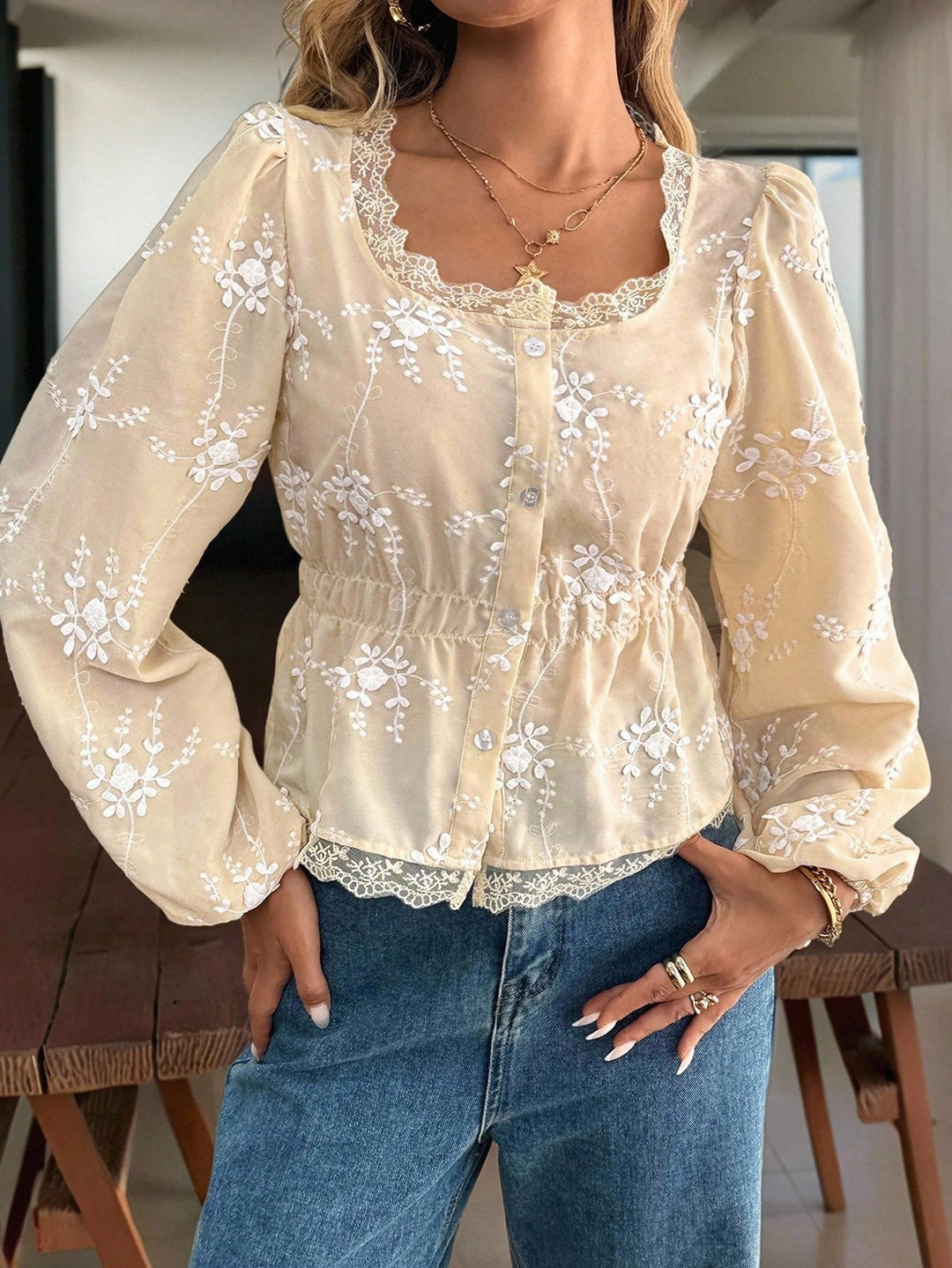 Top SHEIN, portocaliu