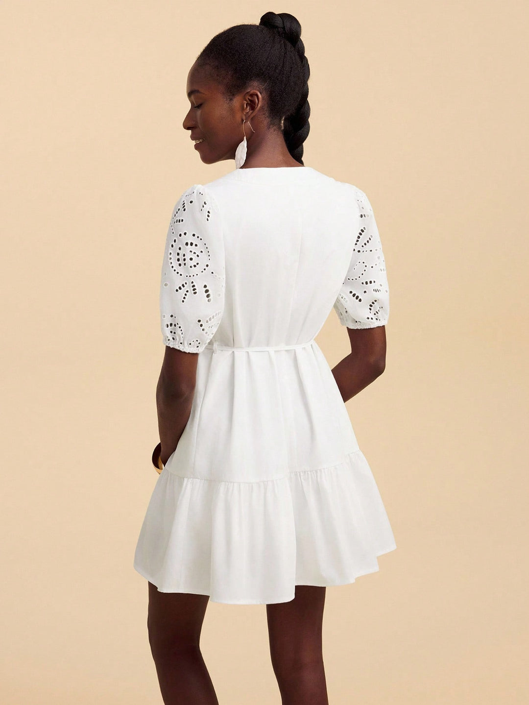 Rochie scurtă SHEIN, alb