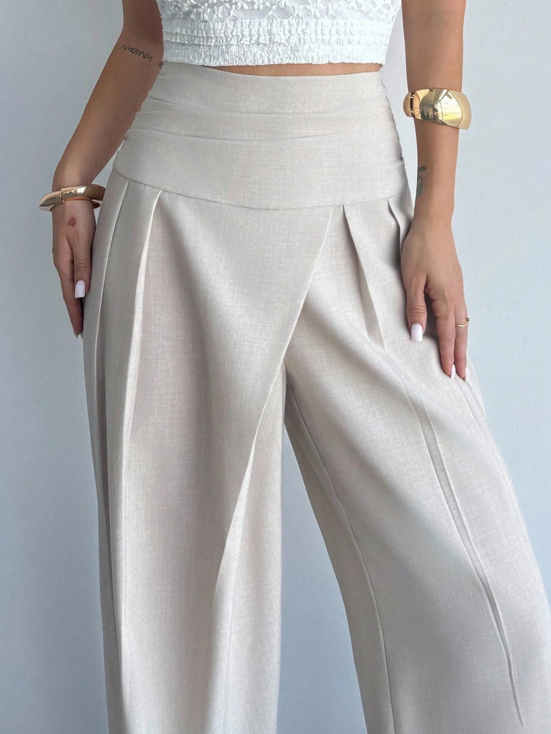 Pantaloni SHEIN, bej