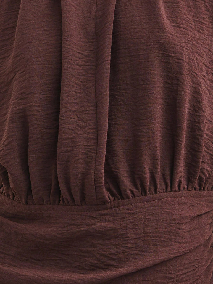 Rochie mini SHEIN, maro