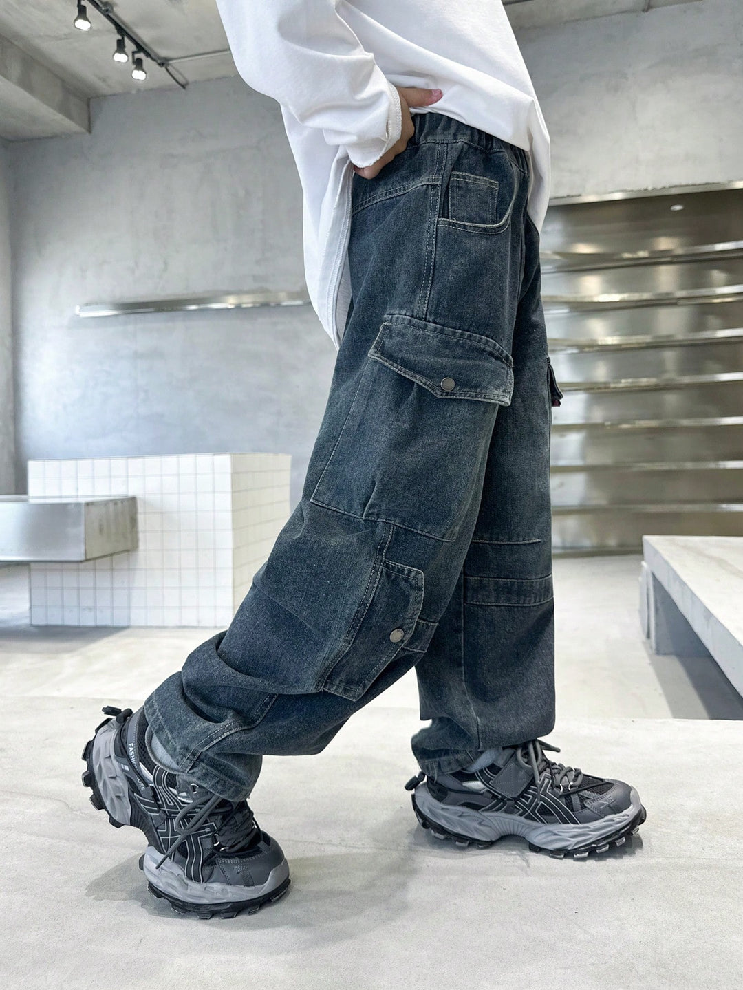 Jeans SHEIN, albastru