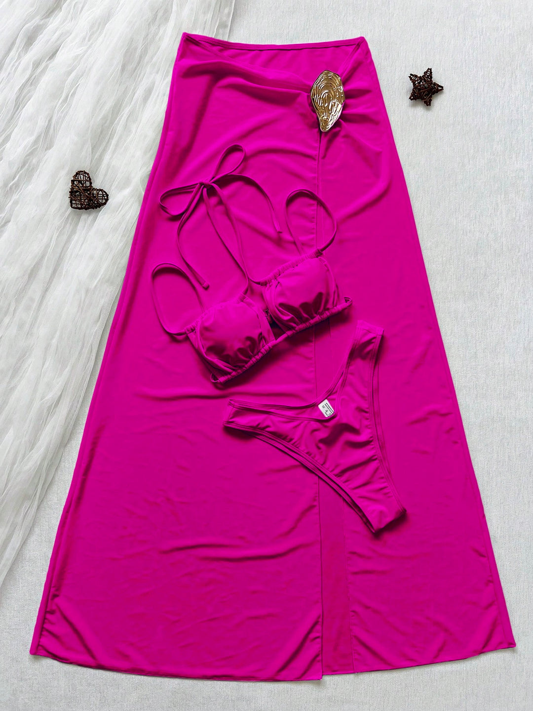 Set bikini SHEIN, roz