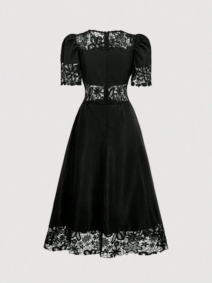 Rochie midi SHEIN, negru