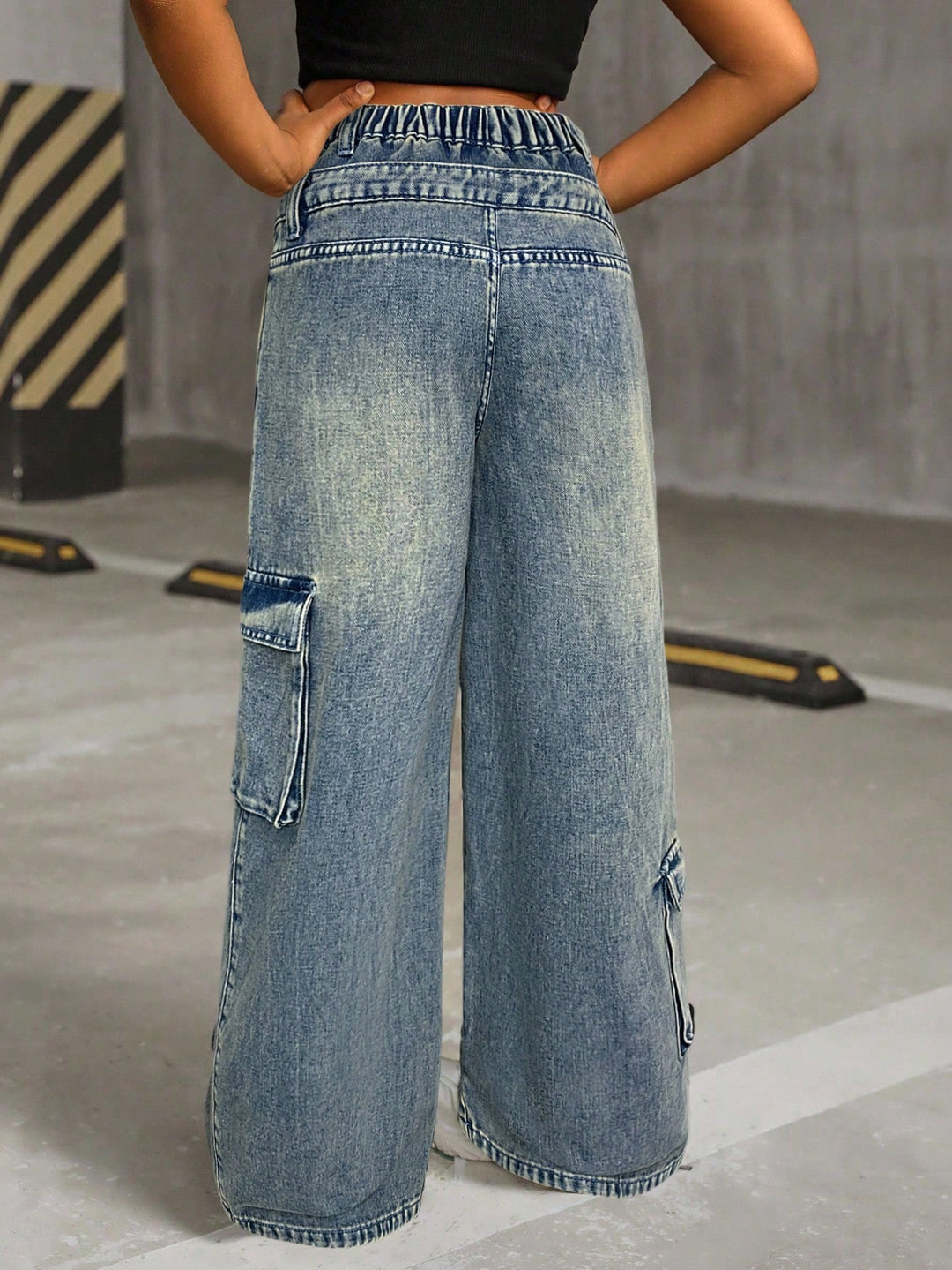 Jeans SHEIN, albastru