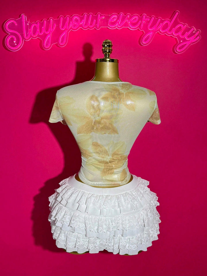 Top SHEIN, verde