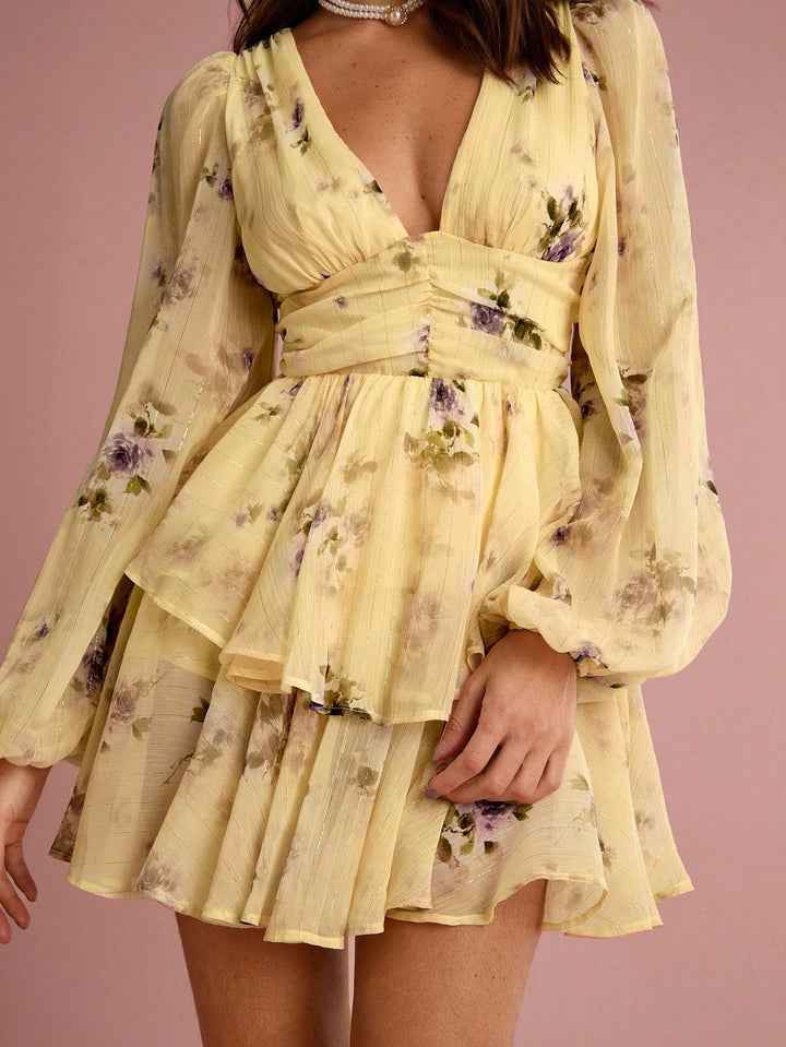 Rochie mini SHEIN, galben