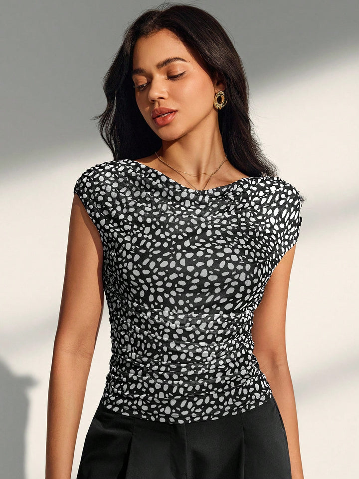 Top SHEIN, negru