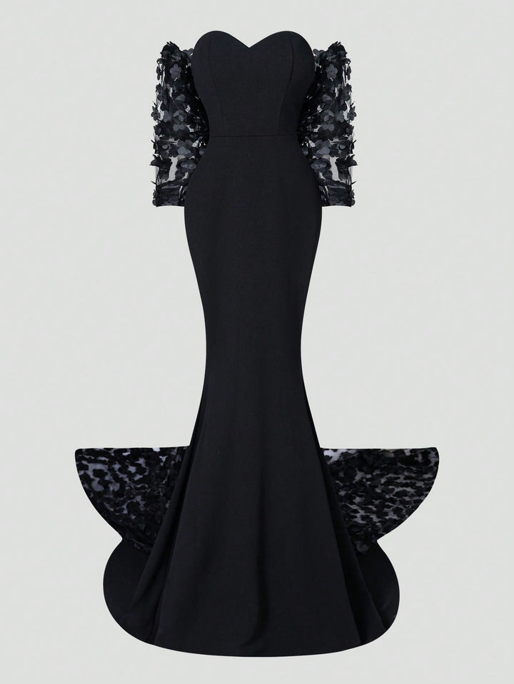 Rochie de ocazie SHEIN, negru