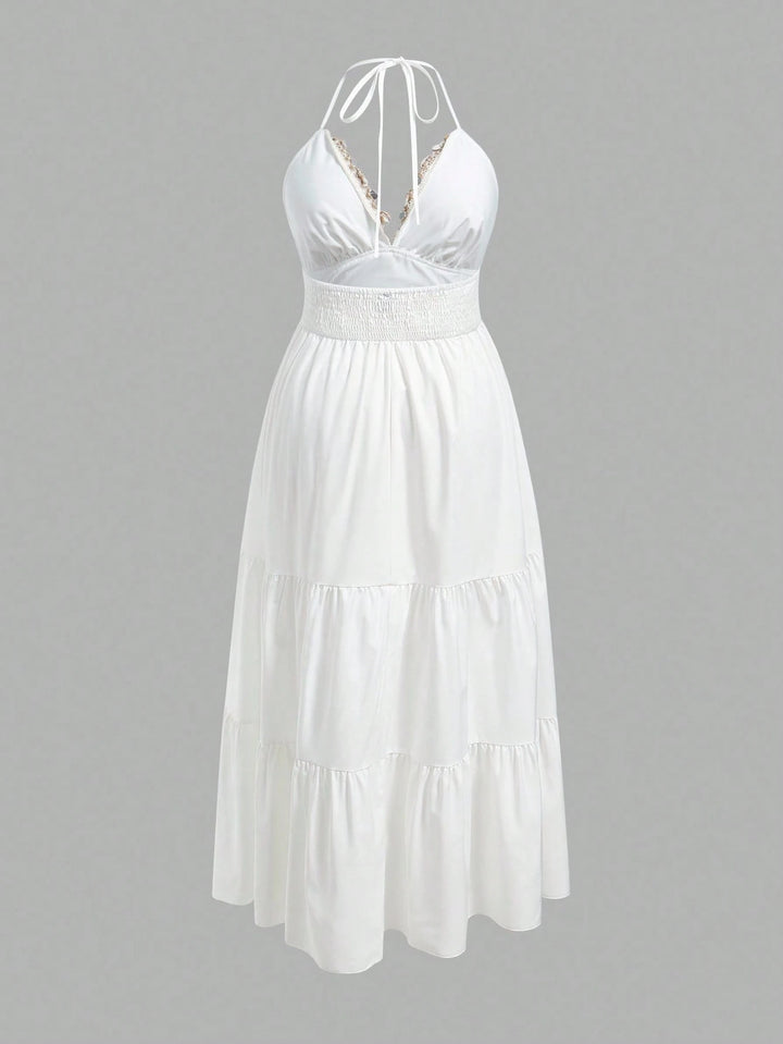 Rochie de plajă SHEIN, alb