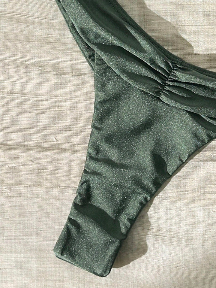 Set bikini SHEIN, kaki
