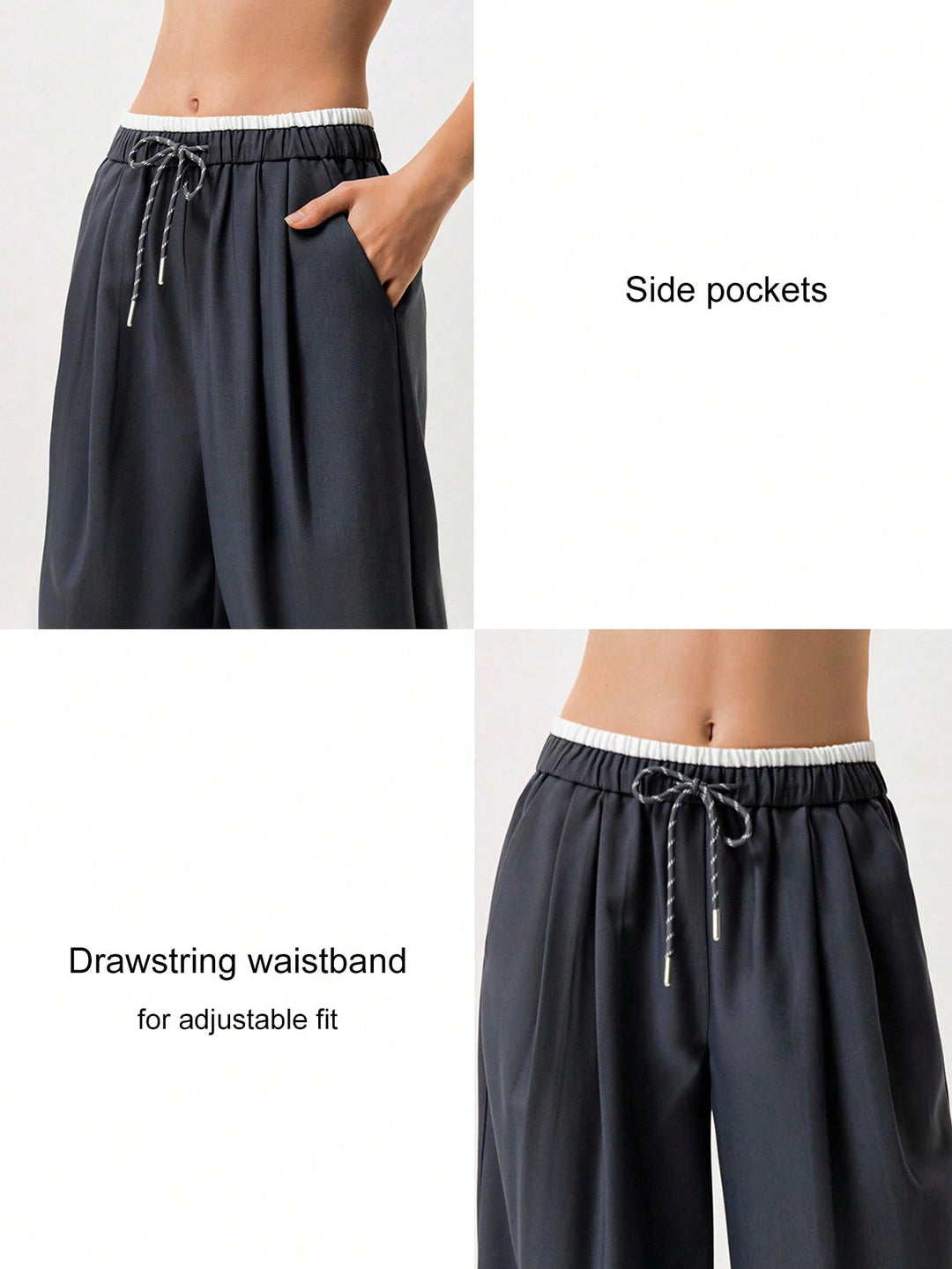 Pantaloni SHEIN, gri