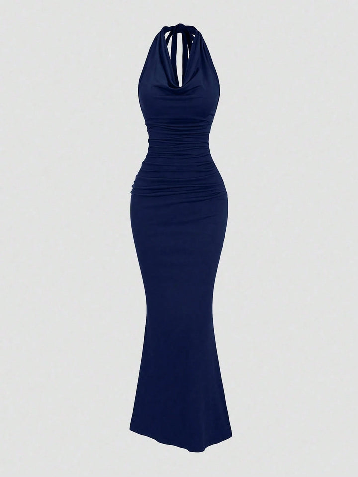 Rochie maxi SHEIN, albastru