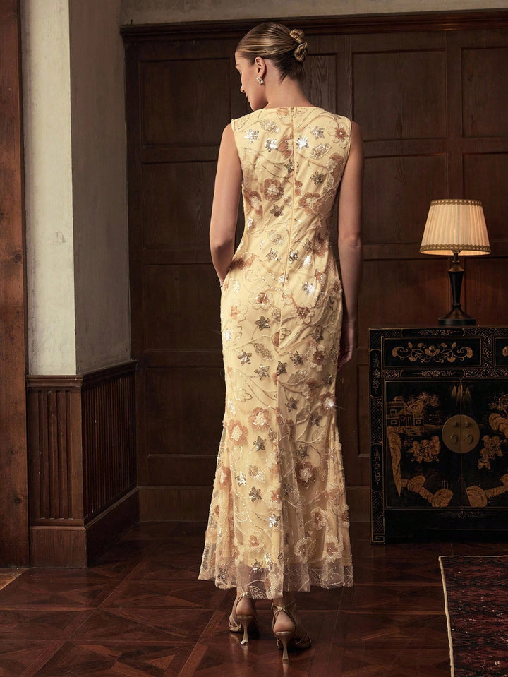 Rochie maxi SHEIN, roz