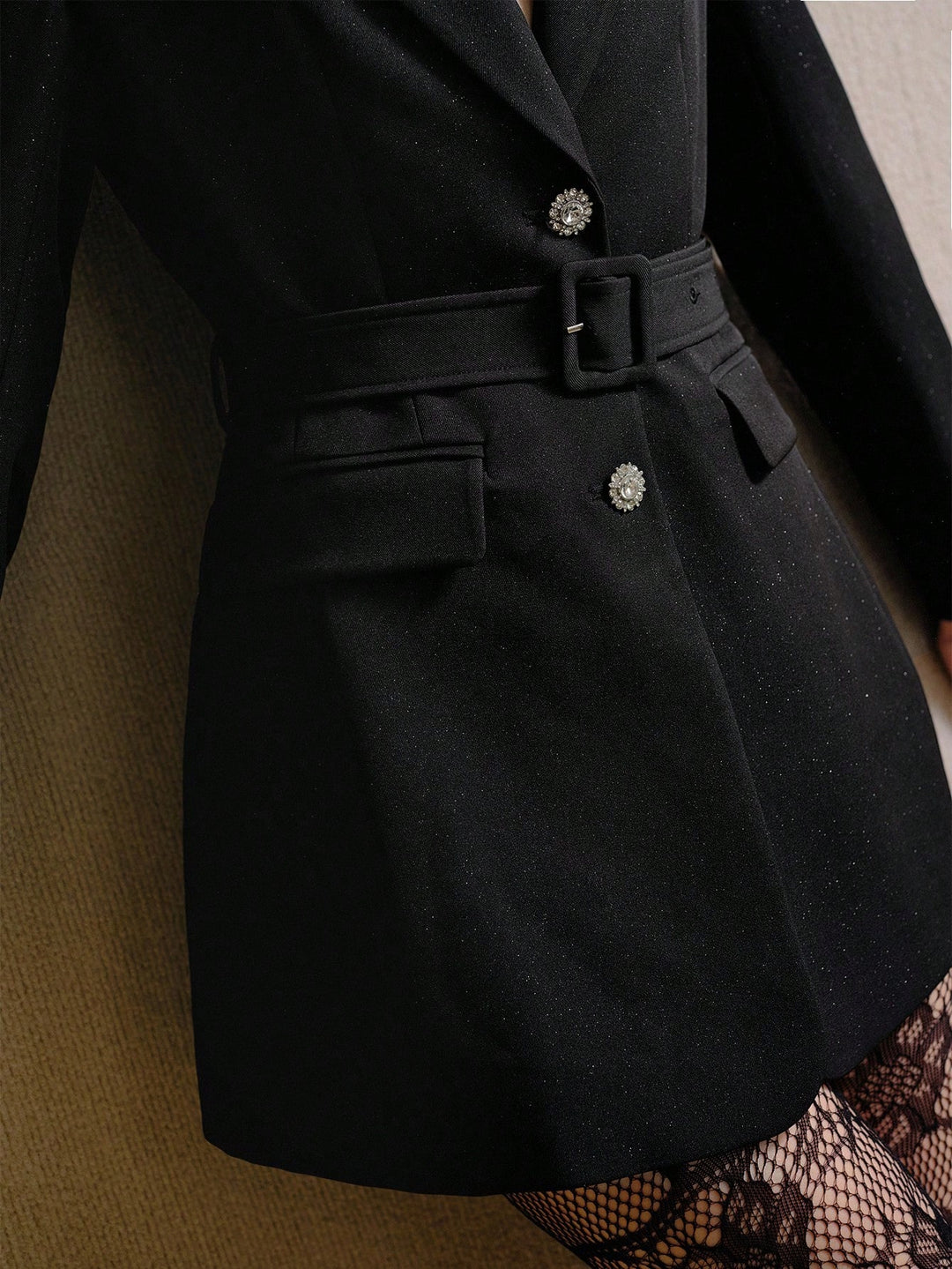 Sacou Shein, negru