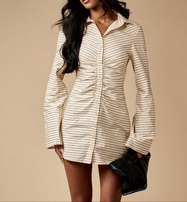 Rochie mini Missguided by Shein, bej
