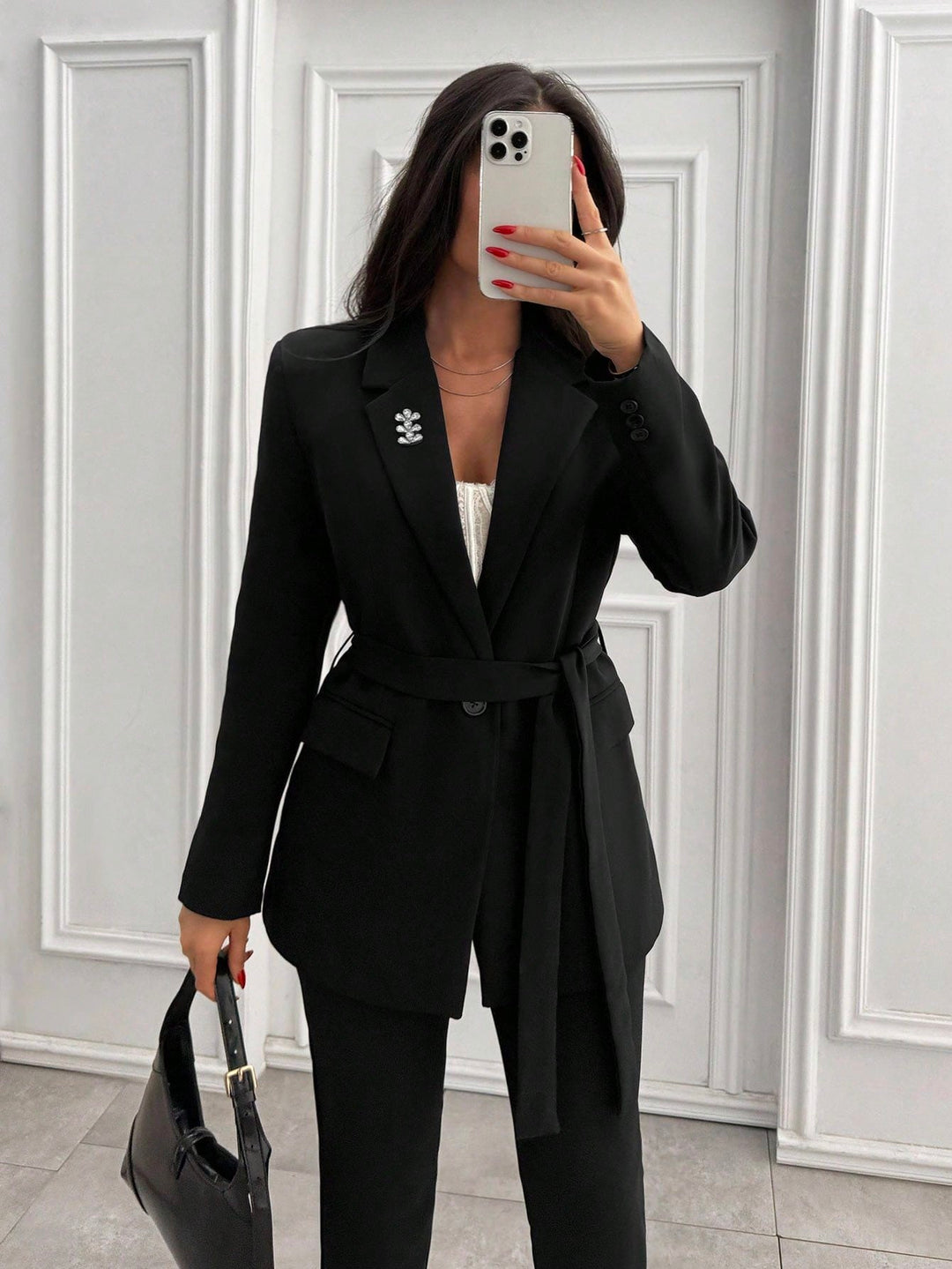 Costum SHEIN, negru