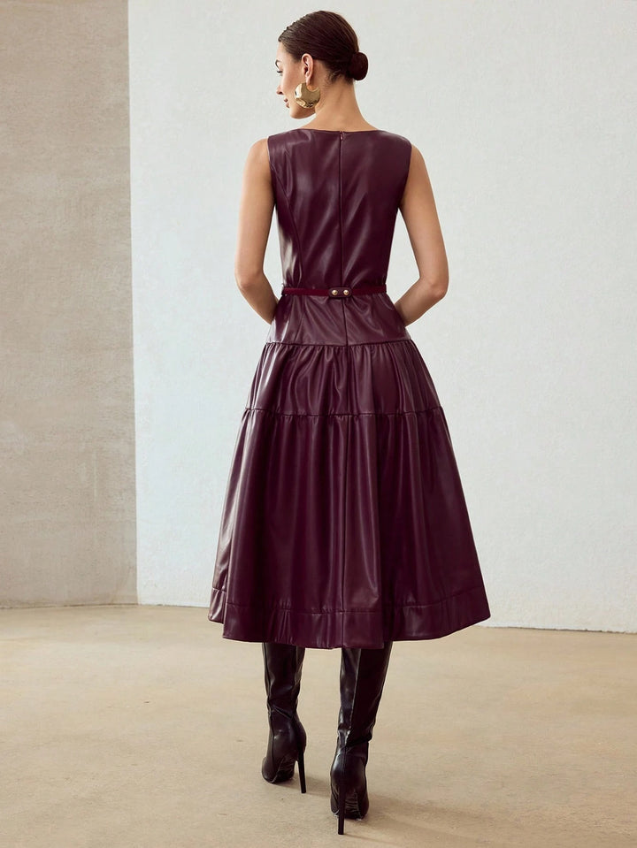 Rochie midi Motf by Shein, vișiniu