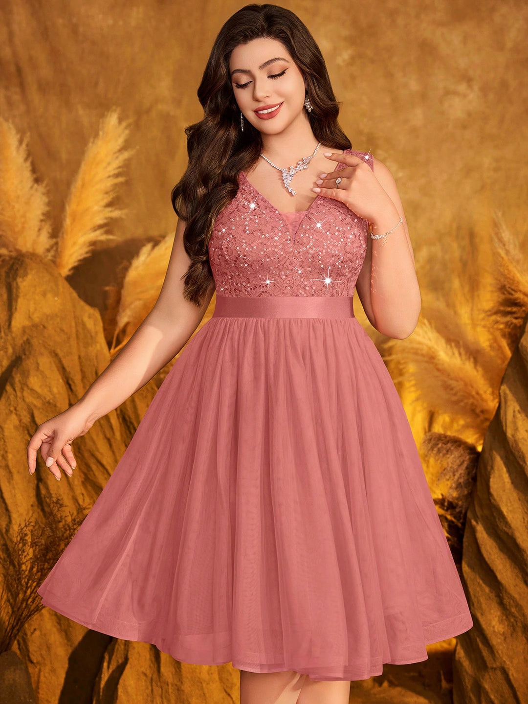 Rochie SHEIN, roz