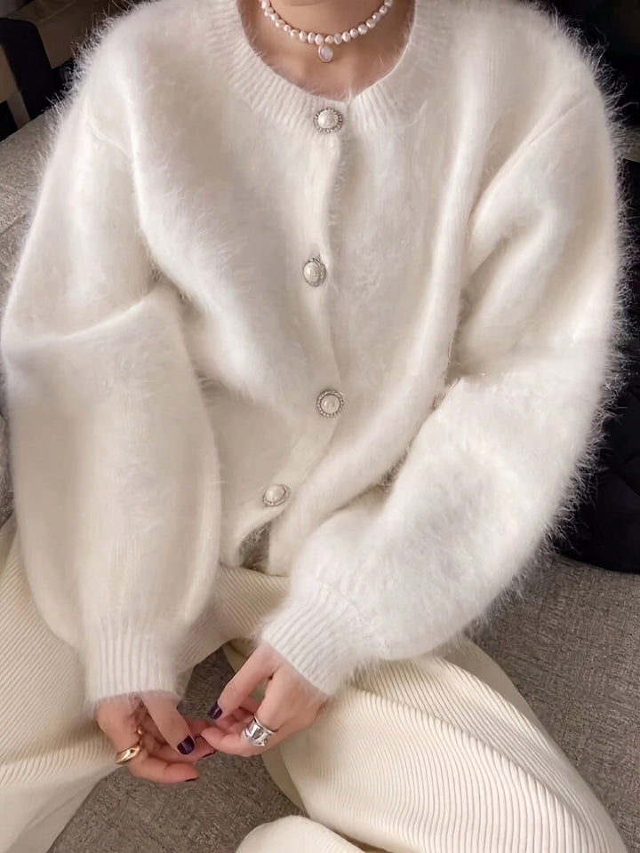 Cardigan SHEIN, alb