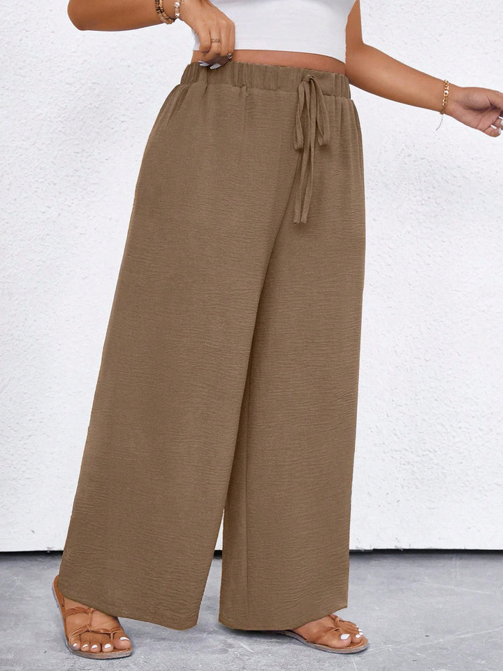 Pantaloni SHEIN, maro
