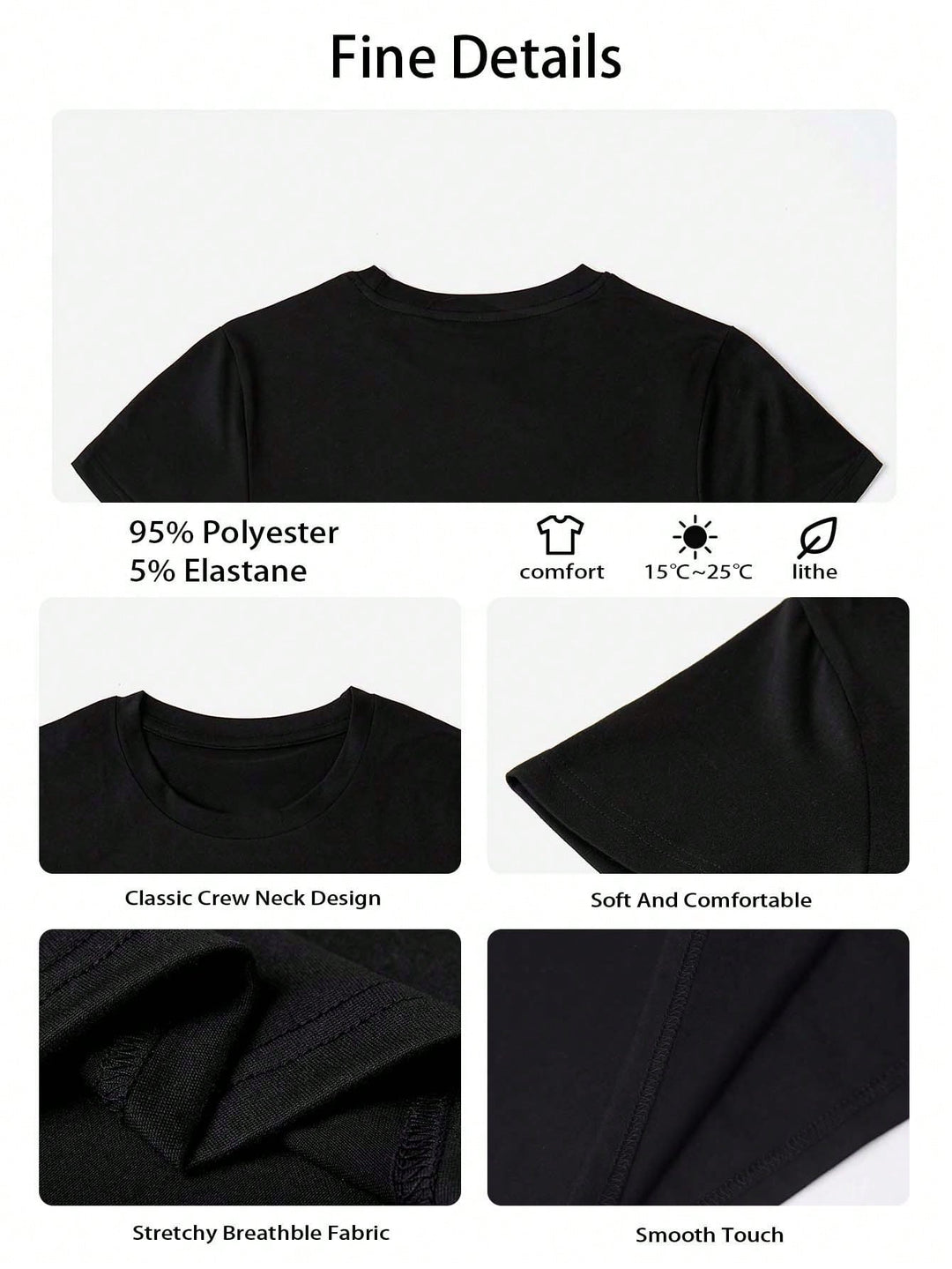 Tricou SHEIN, negru