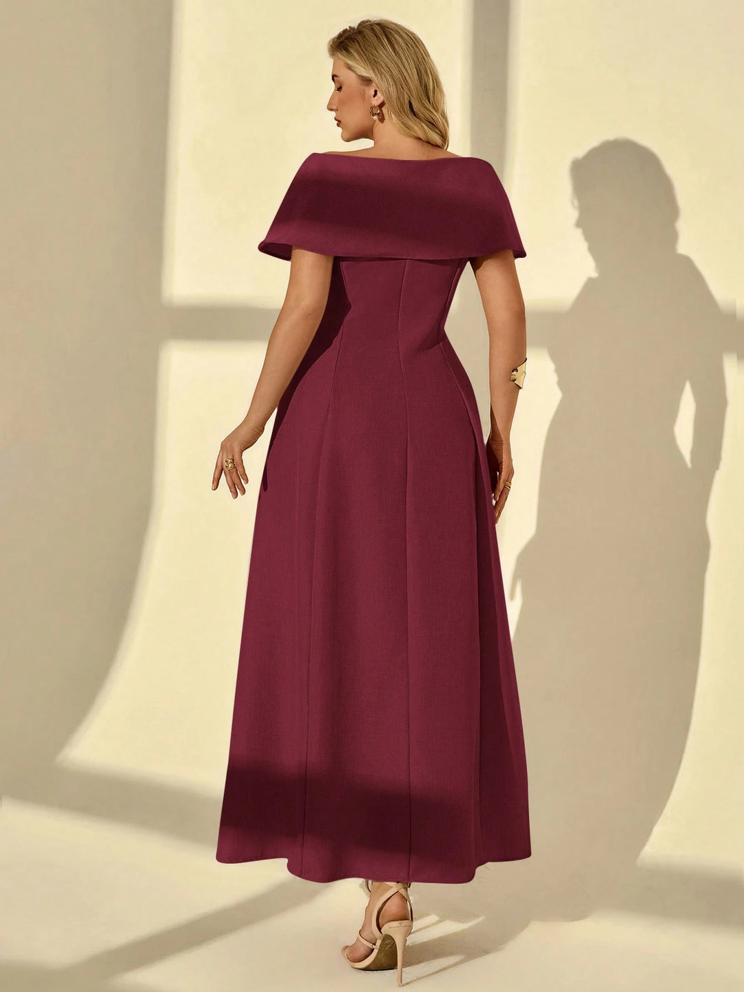 Rochie maxi SHEIN, vișiniu
