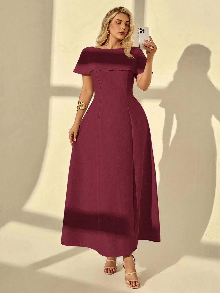 Rochie maxi SHEIN, vișiniu