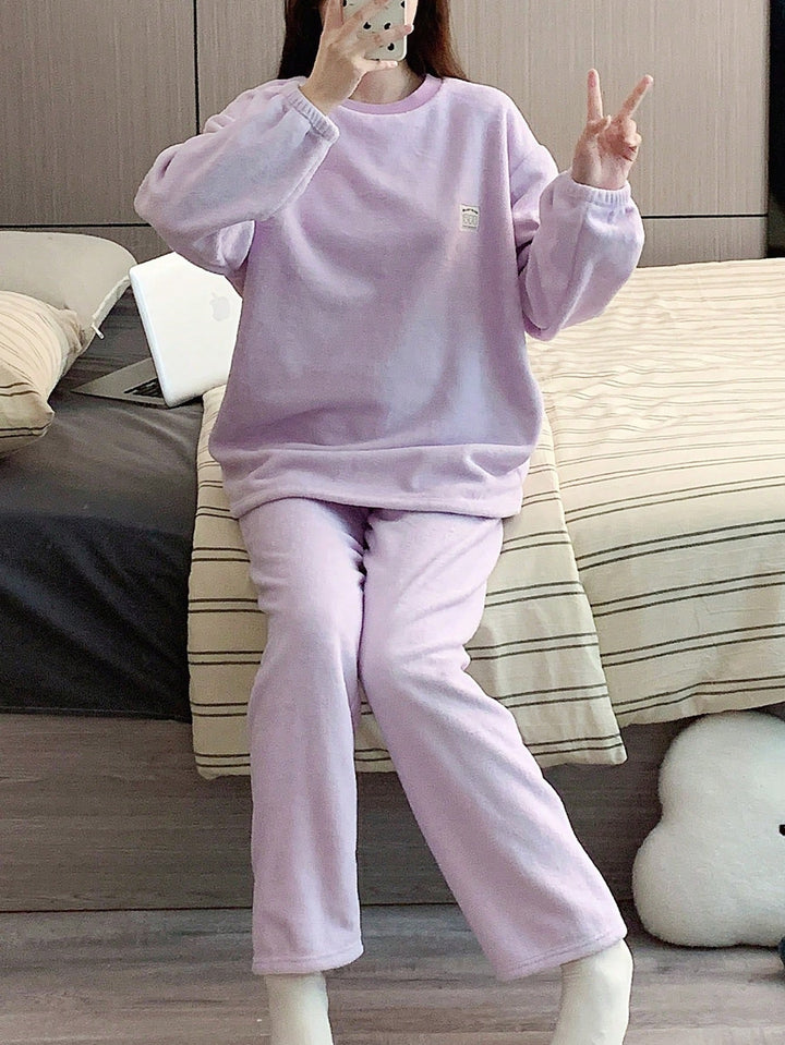 Compleu pijamale Shein, mov