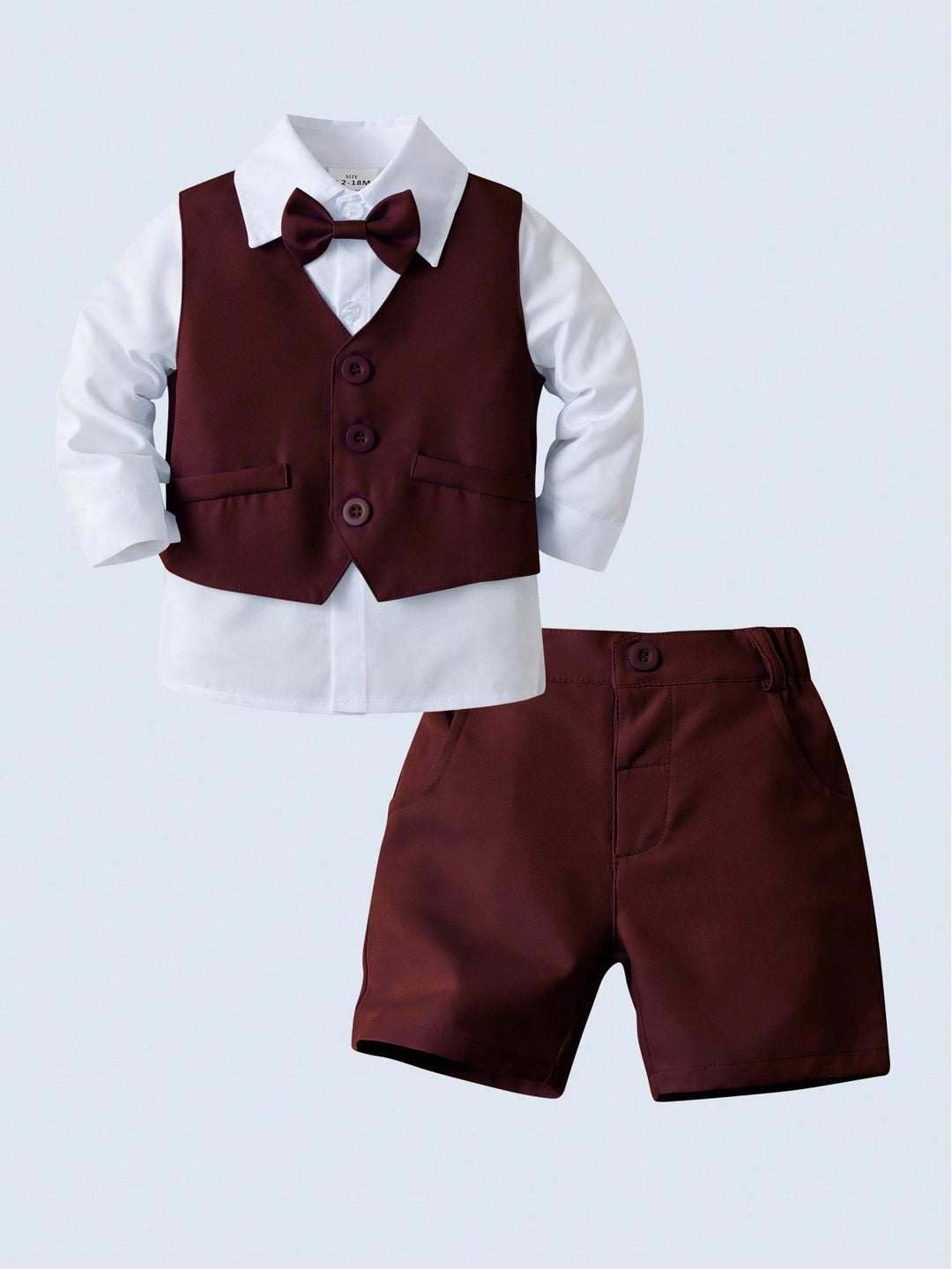 Costum SHEIN, vișiniu