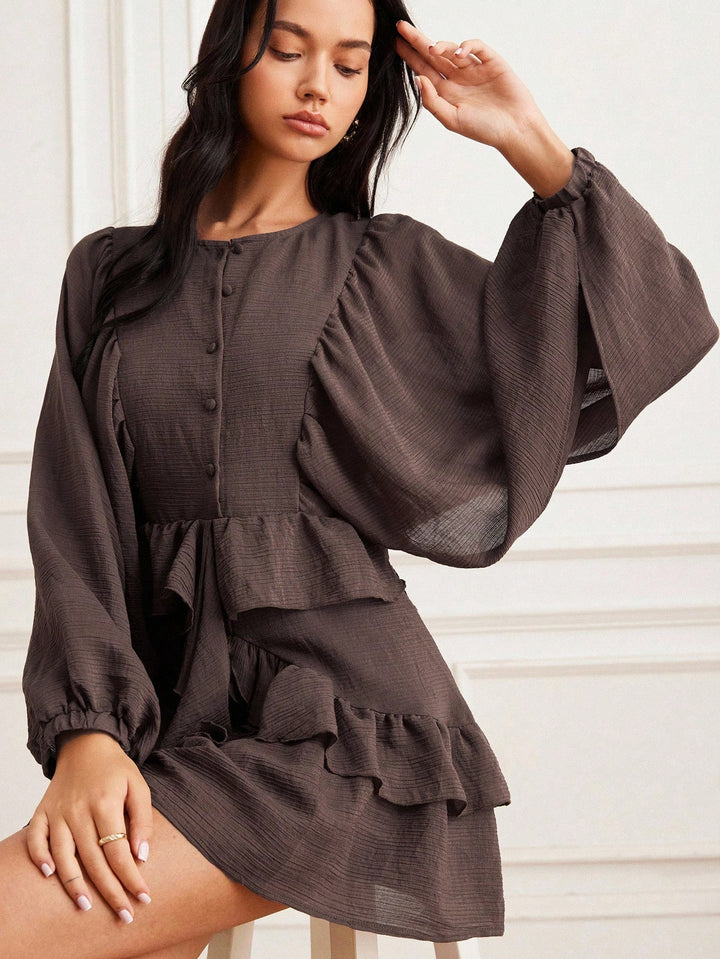 Rochie mini SHEIN, maro