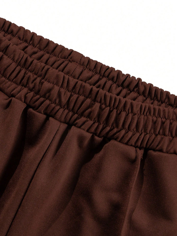 Pantaloni SHEIN, maro
