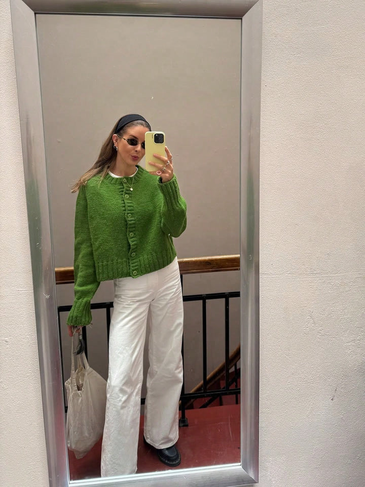 Cardigan SHEIN, verde