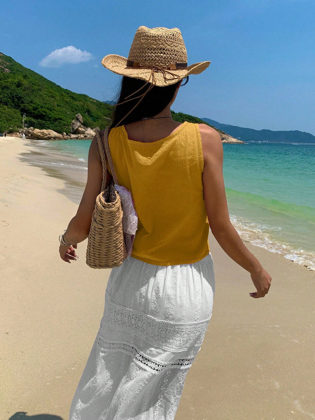 Top Shein, portocaliu