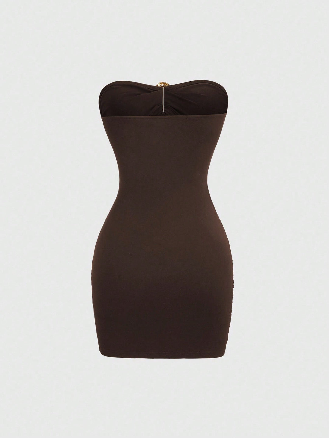 Rochie scurtă SHEIN, maro