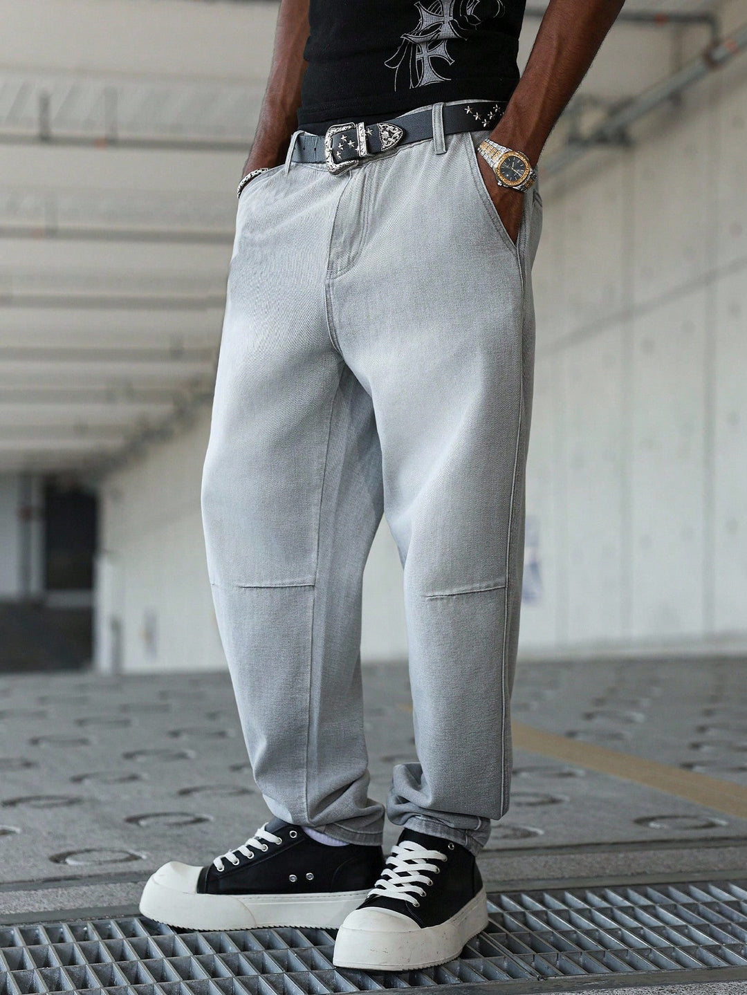 Jeans SHEIN, gri