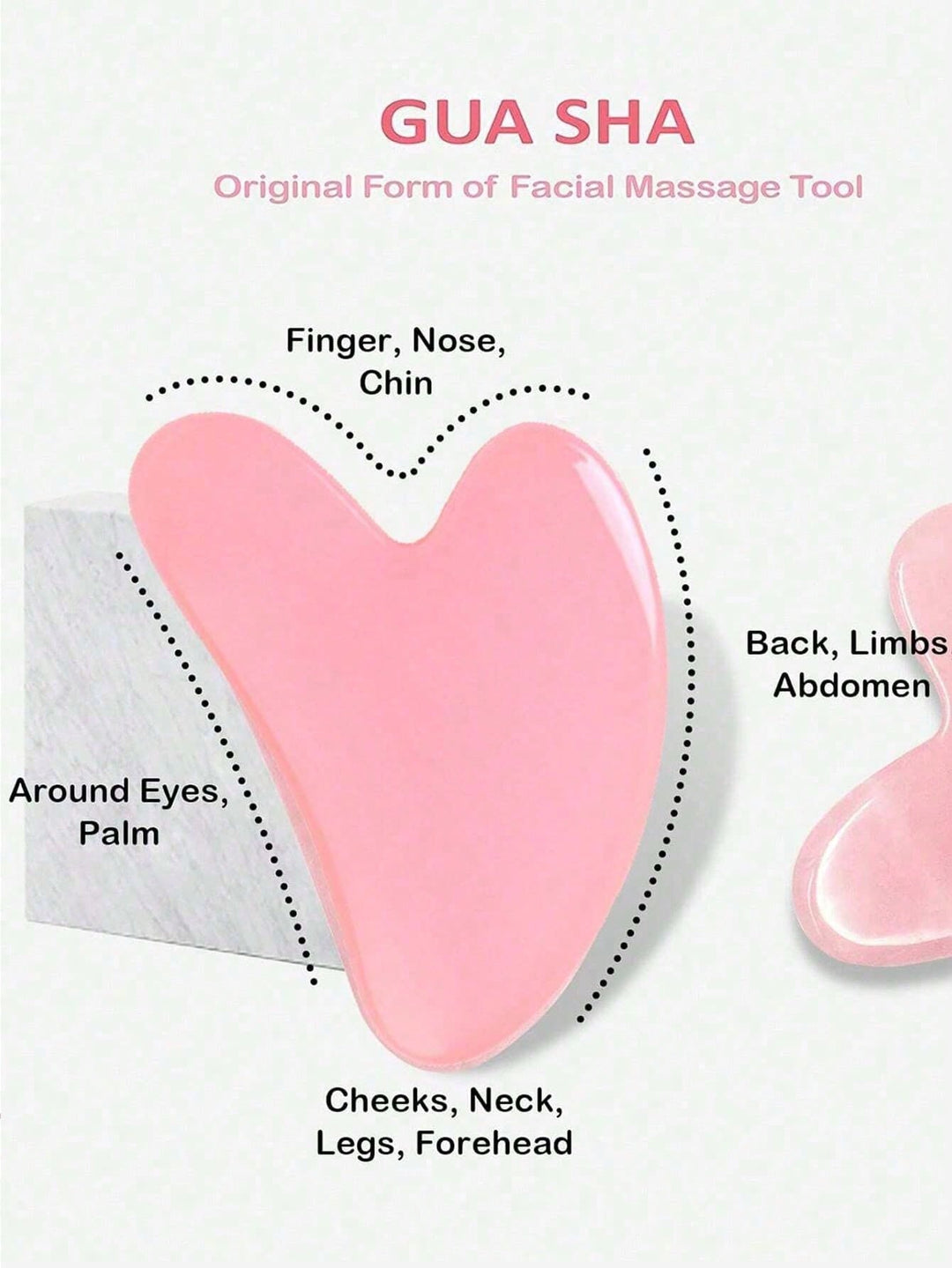 Instrument de masaj facial SHEIN, mix culori