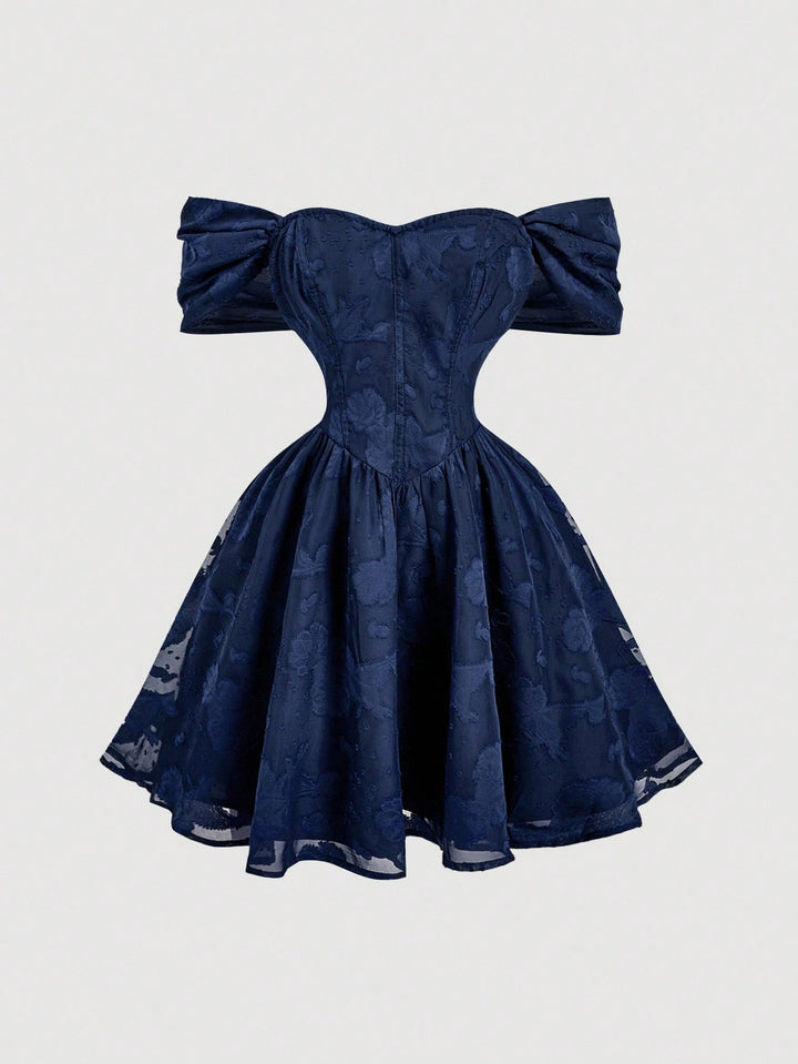 Rochie scurtă SHEIN, albastru