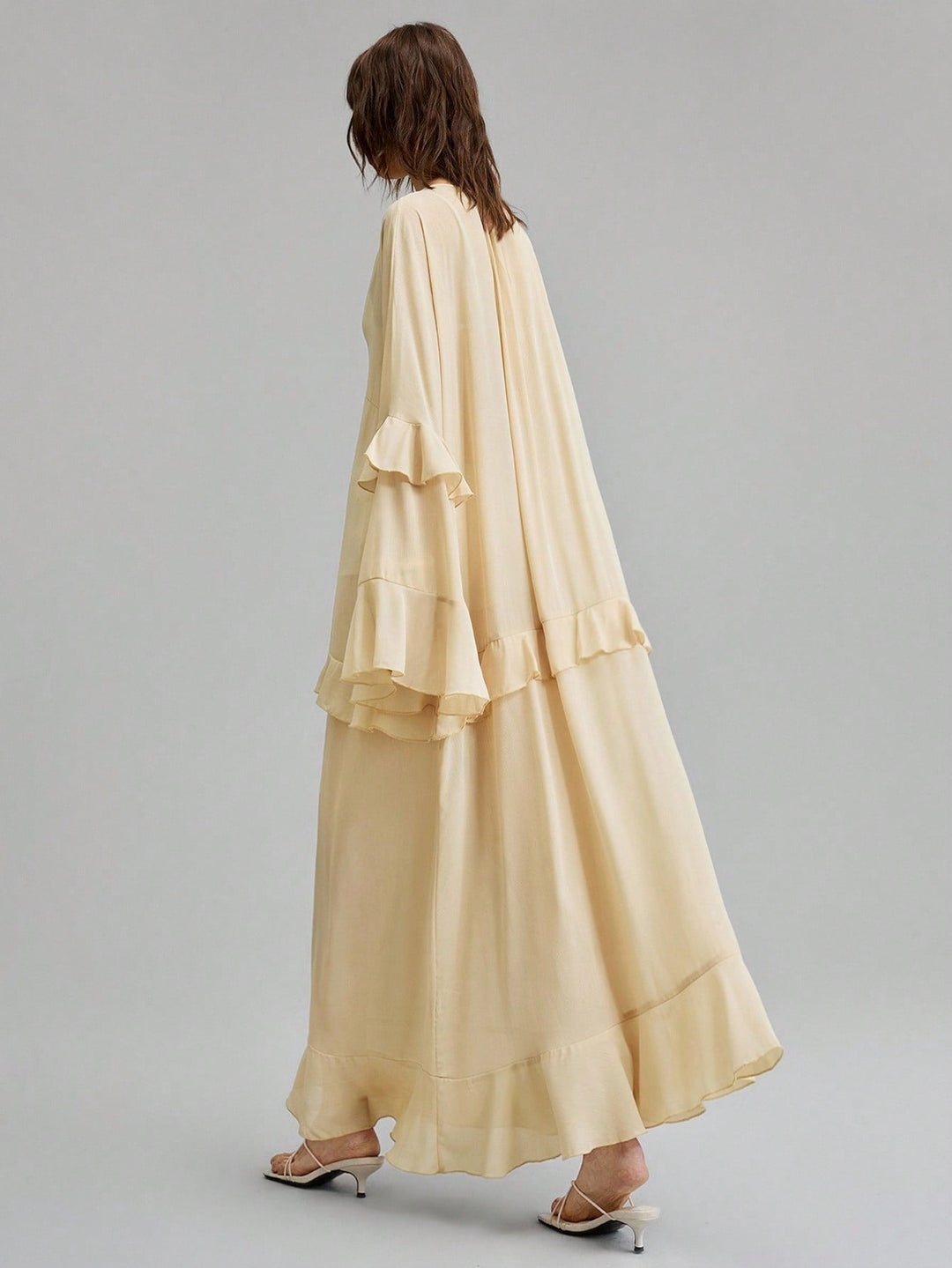 Rochie maxi SHEIN, bej