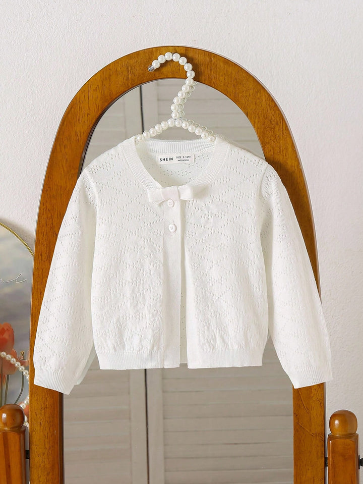 Cardigan Shein, alb